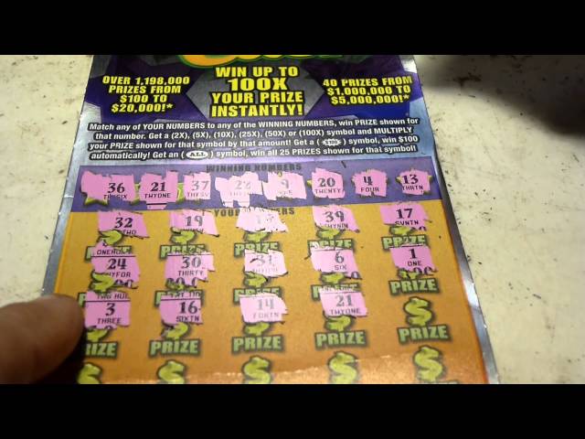 A WINNER! $25 Scratch Off Ticket Florida Lottery 100x The 